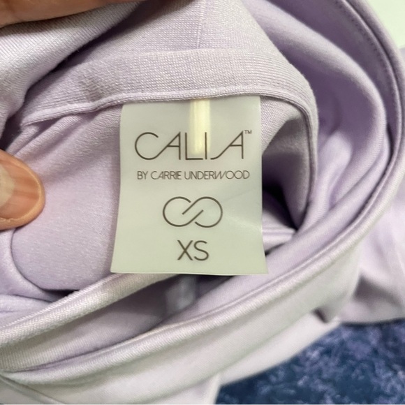 Calia by Carrie Underwood Long Sleeve Mock Neck Purple Ombré Running Top XS - Picture 10 of 15